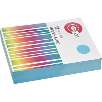 Бумага цветная  ColorCode Intensive А4 голубая (80 г/кв.м, 100 листов)