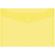 Папка-конверт А4 на кнопке OfficeSpace150мкм, желтая