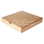 Коробка для пиццы 250*250*40мм бурый/бурый