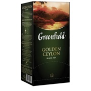 Чай  ГРИНФИЛД  "Golden Ceylon", черный, 25 пакетов в конвертах по 2гПОДАРКИ! НЕ ПРОДАВАТЬ