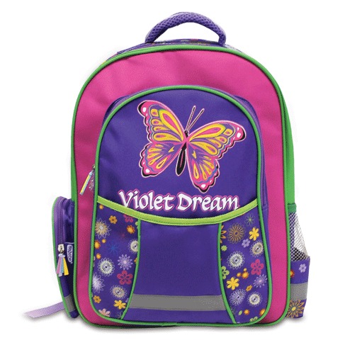 Рюкзак ПИФАГОР для нач.школы, дев. "Violet dream" (Радужные мечты), 38*30*14см