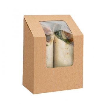 Упаковка OSQ ROLL (с окном) 130х90х50мм (для сэндвичей и роллов)