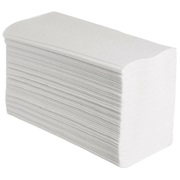 Полотенца бумажные V-сл. 250л 1 сл.белые, 23*23 (25гр)
