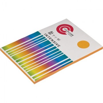 257301 | Бумага цветная ColorCode Intensive А4 оранжевая (80 г/кв.м, 100 листов)